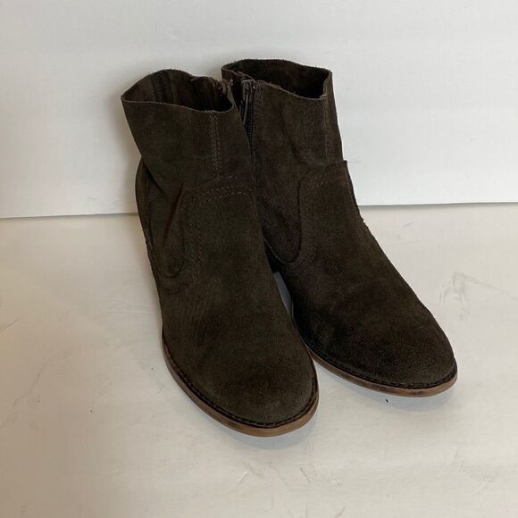 Soho Cobbler suede dark brown ankle boots size 6 - Picture 2 of 8